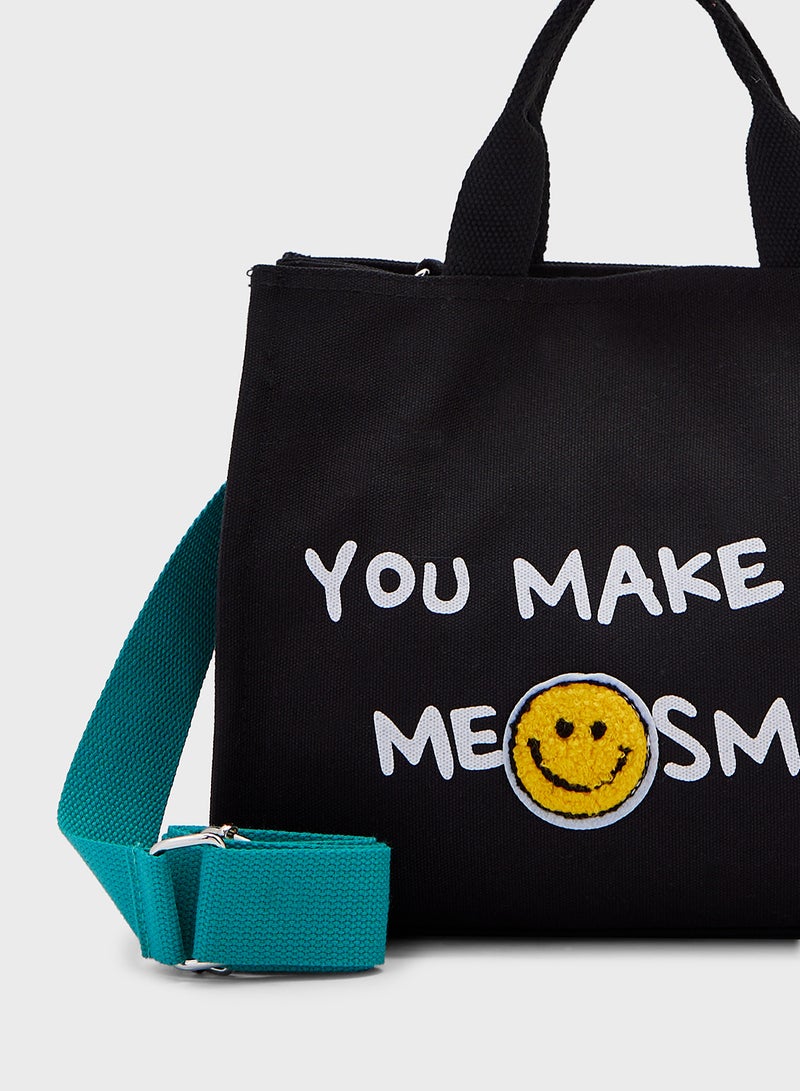 Ginger Smiley Mini Tote Bag - Image 4