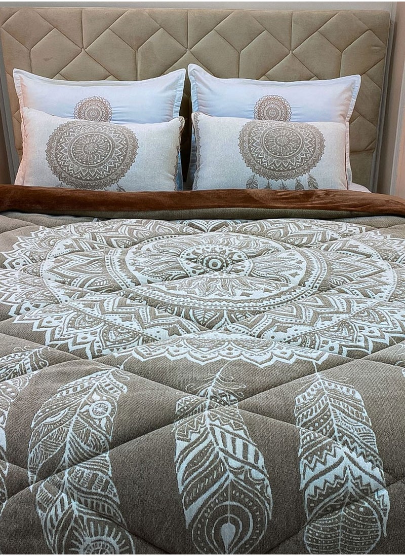 Family Bed Quilt Acrylic 1 piece size 240 x 240 cm model 3012 from Family Bed  - Image 3