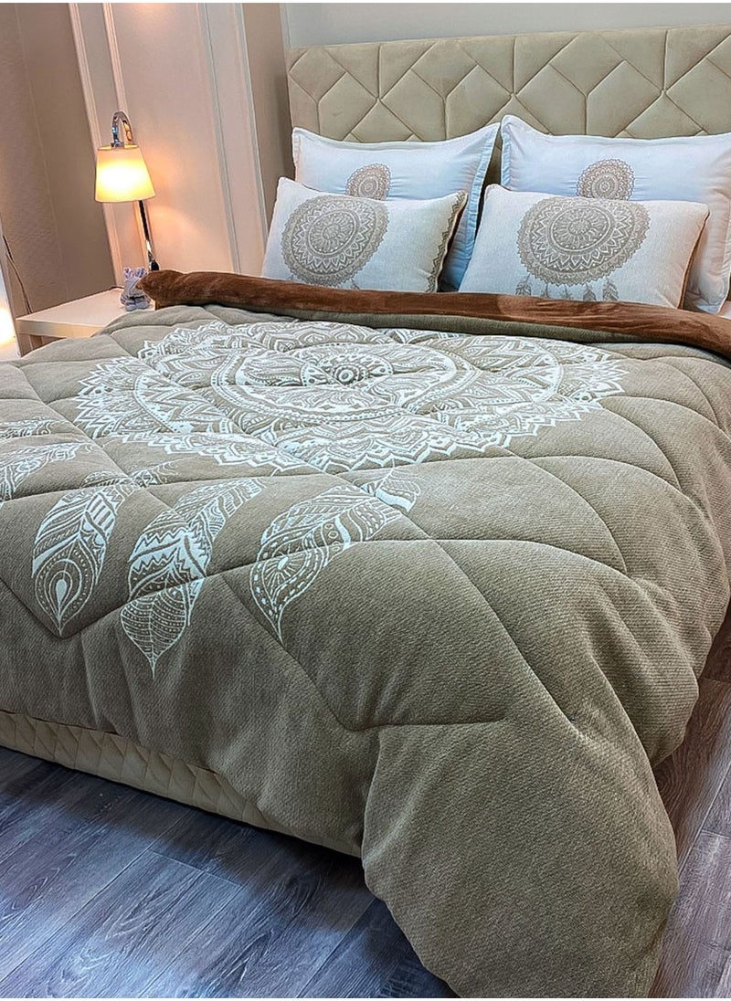 Family Bed Quilt Acrylic 1 piece size 240 x 240 cm model 3012 from Family Bed  - Image 1