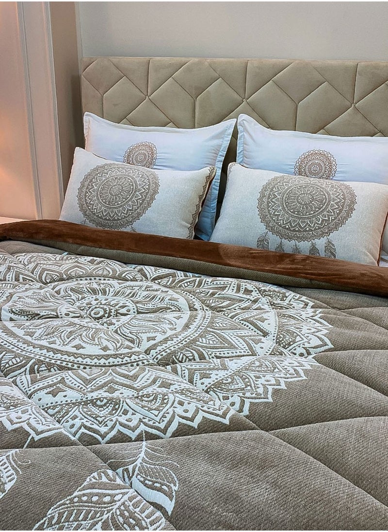 Family Bed Quilt Acrylic 1 piece size 240 x 240 cm model 3012 from Family Bed  - Image 4