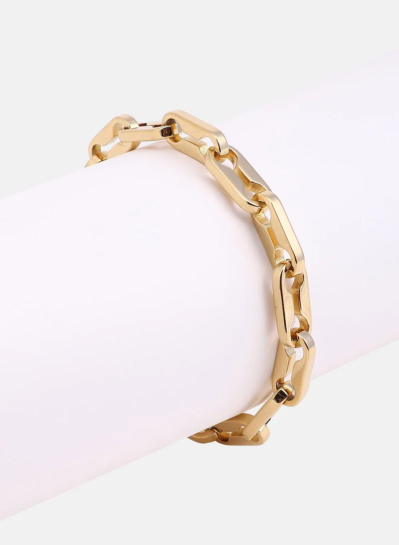 SOHI Mechanical-Link Chain Artificial Bracelet Jewellery
