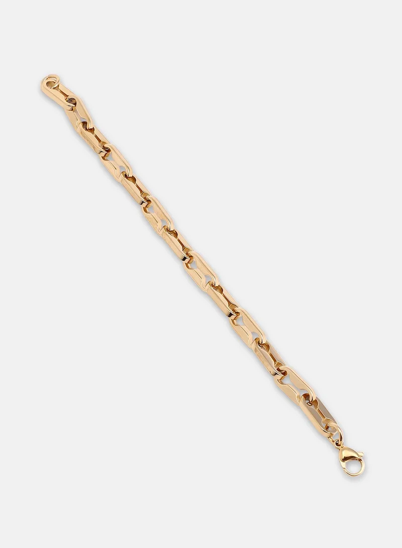 SOHI Mechanical-Link Chain Artificial Bracelet Jewellery