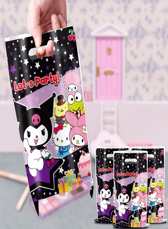 Losede 30pcs Birthday Party Gift Bags (2 Pack - Black, 6x9 inches - Cartoon Theme - Gift Bags - Party Supplies - Image 3