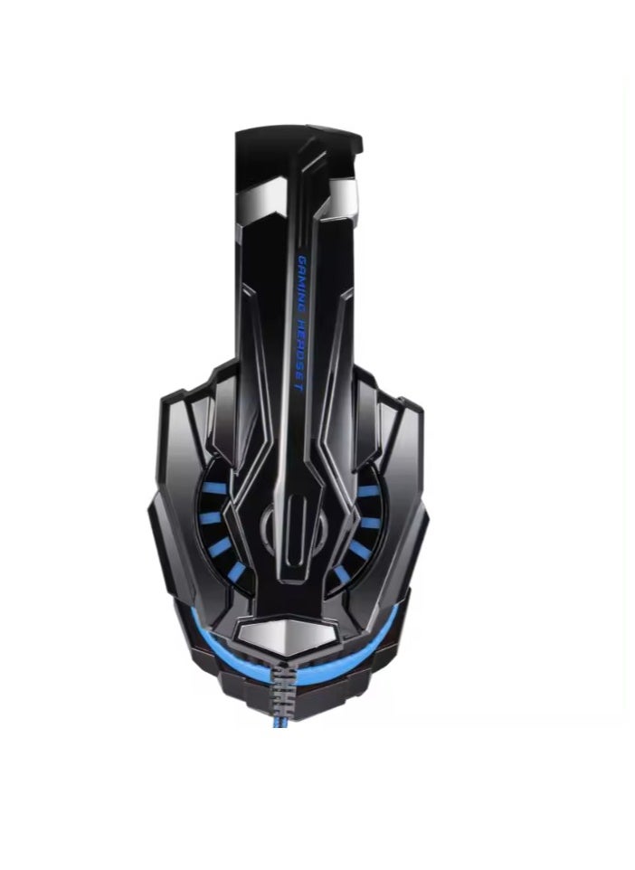 Hunterspider - Hunterspider V9 Comfortable LED Over Ear Stereo Gaming Headphone with Mic and Volume Control Gaming Headset - Image 1