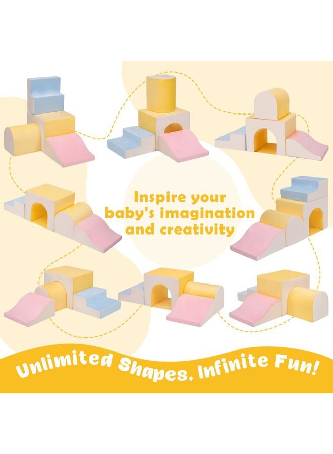 CAMELUS Climbing Toys for 1 Year Old, 4-Piece Toddler Climbing Toys Indoor, Soft Play Set Baby Foam Climbing Blocks for Toddlers, Climb Crawl Activity Play Set, Birthday - Image 4