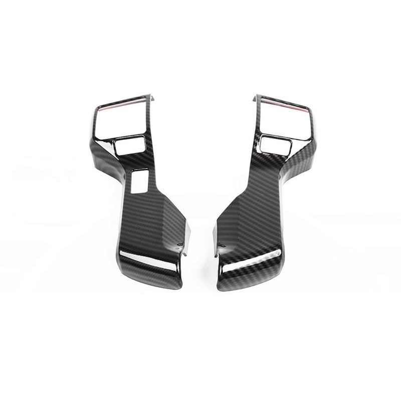 Tocatus Steering Wheel Cover Trim for 20142022 Toyota 4Runner SUV Tacoma Tundra ABS Carbon Fiber 2PCS 5 Holes