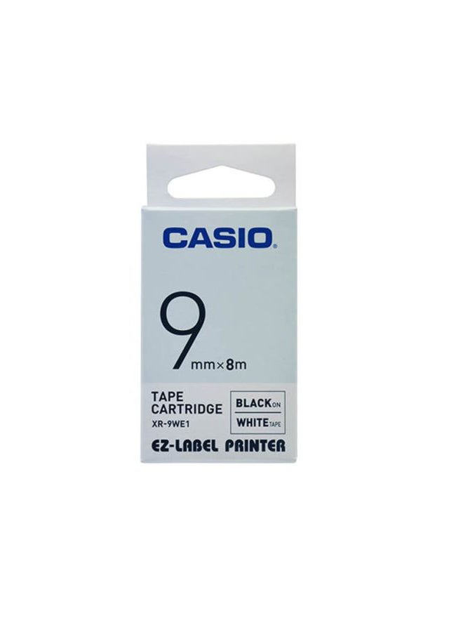 CASIO Adhesive Label Printer Tape XR-9WE1-W-DJ White - Image 2