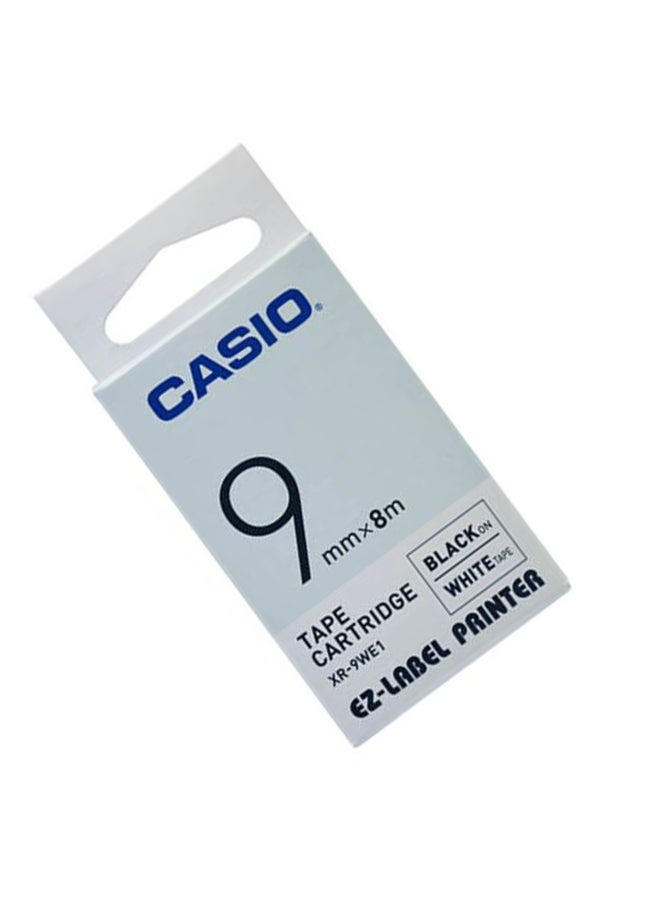 CASIO Adhesive Label Printer Tape XR-9WE1-W-DJ White - Image 4