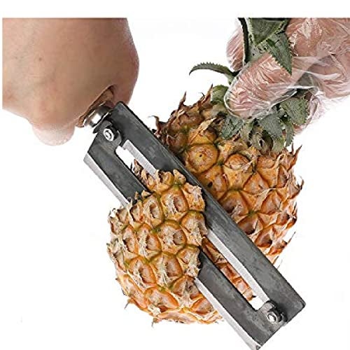 TASKHOUSE Sugarcane Peeling Knife Sharp Steel Blade with Natural Non-Slip Wooden Handle Durable Planer Knife for Pineapple, Fruit Peeling - Image 4