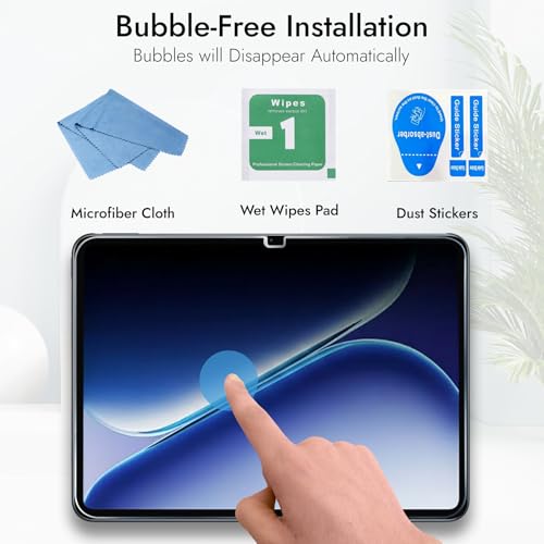 Robustrion Tempered Glass for OnePlus Pad Go 2 12.1 "/ OnePlus Pad 2 Screen Protector Guard [Anti-Scratch and Smudge Proof] - 1 Pack - Image 4