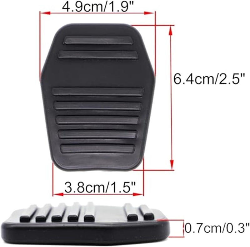 Wivplex Rubber Brake Clutch Pedal Pad Cover - Image 5