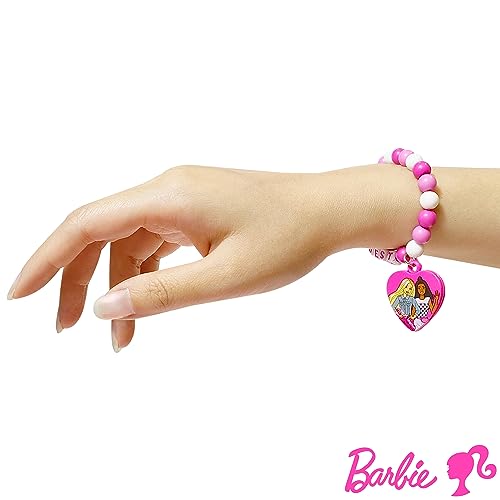 LUV HER Barbie Accessories for Girls 6 Piece Toy Jewelry Box Set with 2 Rings, 2 Bead Bracelets, and Snap Hair Clips Ages 3+ - Image 5