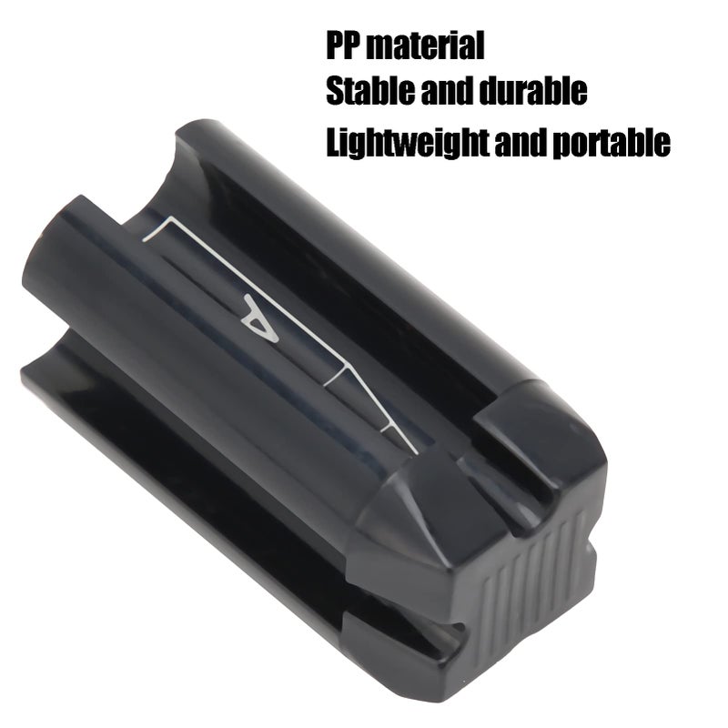 Brrnoo Sharpening Tool Sharpener for Eyebrow Pencil, Eyebrow Cosmetics 4-in-1 Multifunctional Eyebrow Pencil, Permanent Makeup Tool for Beginners & Professional (Black) - Image 3