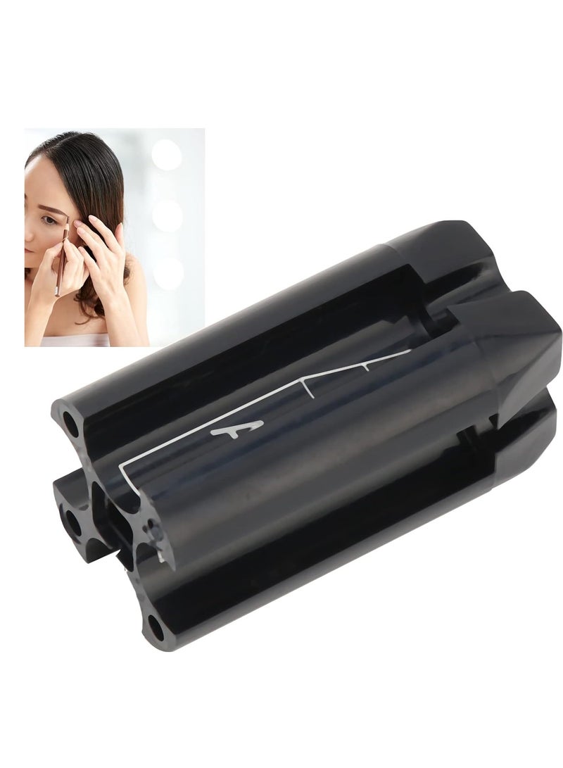Brrnoo Brrnoo Sharpening Tool Sharpener for Eyebrow Pencil, Eyebrow Cosmetics 4-in-1 Multifunctional Eyebrow Cosmetic Pencil, Permanent Makeup Tool for Beginners & Professional (Black) - Image 1