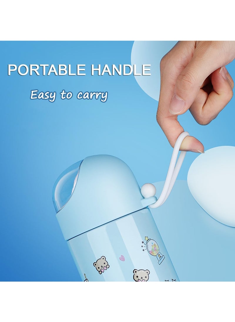General - Cute Water Bottle Kawaii Anime Hot Travel Mug Reusable Stainless Steel Cute Insulated Bottle Hot and Cold Drinks - Image 1