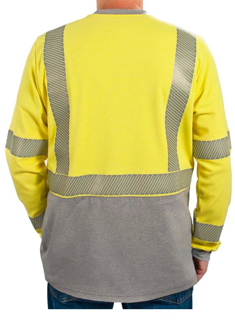 Benchmark FR "Tracer" Cat 2 Hi Visibility Flame Resistant Shirt - 8 Cal - Image 3