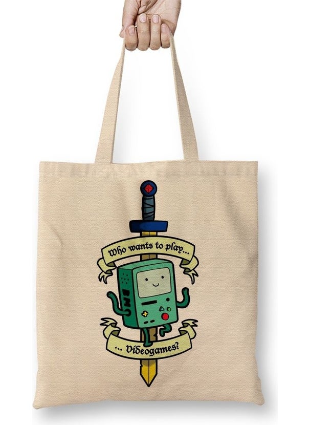 Print Shop Bmo Game Cloth Bag Long Handle