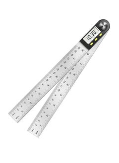 Generic Digital Angle Finder Ruler Protractor, 8inch/200mm Length, LCD Display, Stainless Steel Woodworking Angle Detector, Hold/Rev, Mm/Inch for Construction  - Image 1