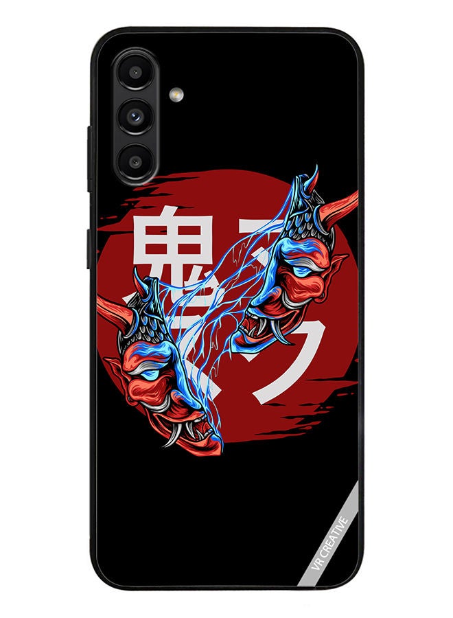 VR CREATIVE Protective Case Cover For Samsung Galaxy A13 5G Cracked Mask Design Multicolour - Image 1