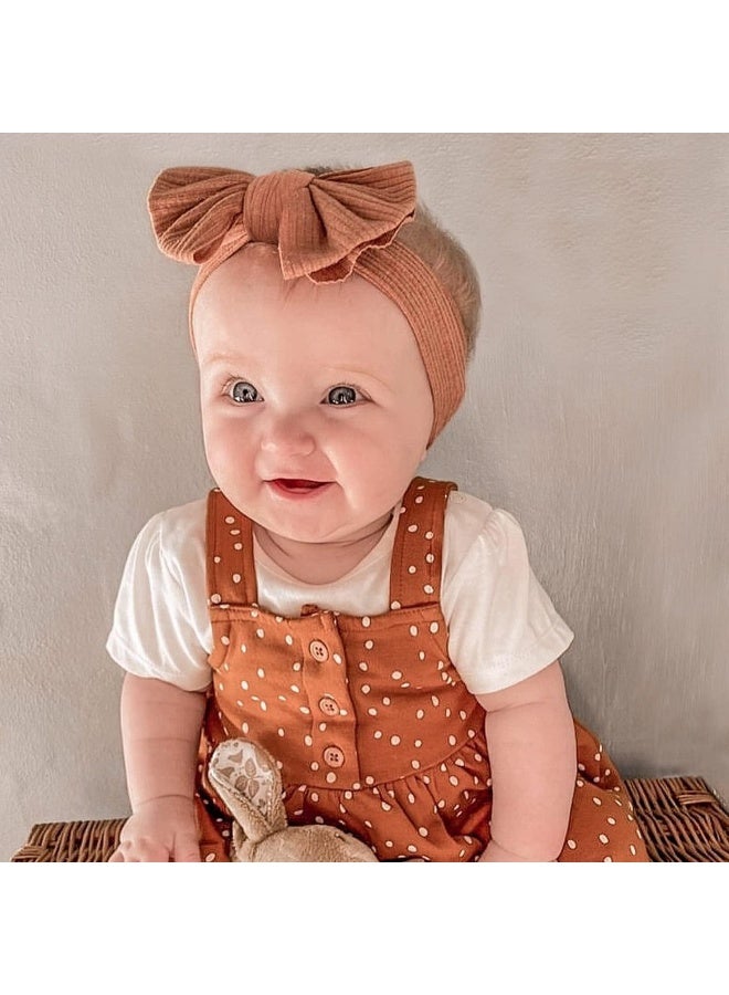 Niceye Pack of 10, Baby Girls Headbands with Bows Handmade Hair Accessories Stretchy Hairbands for Newborn Infant Toddler - Image 2