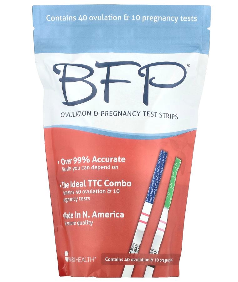 fairhaven health BFP® Ovulation & Pregnancy Test Strips 40 Ovulation & 10 Pregnancy Tests