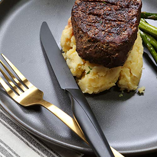 Kyocera 4-piece Ceramic Steak Knife Set, 4.5" Black - Image 5
