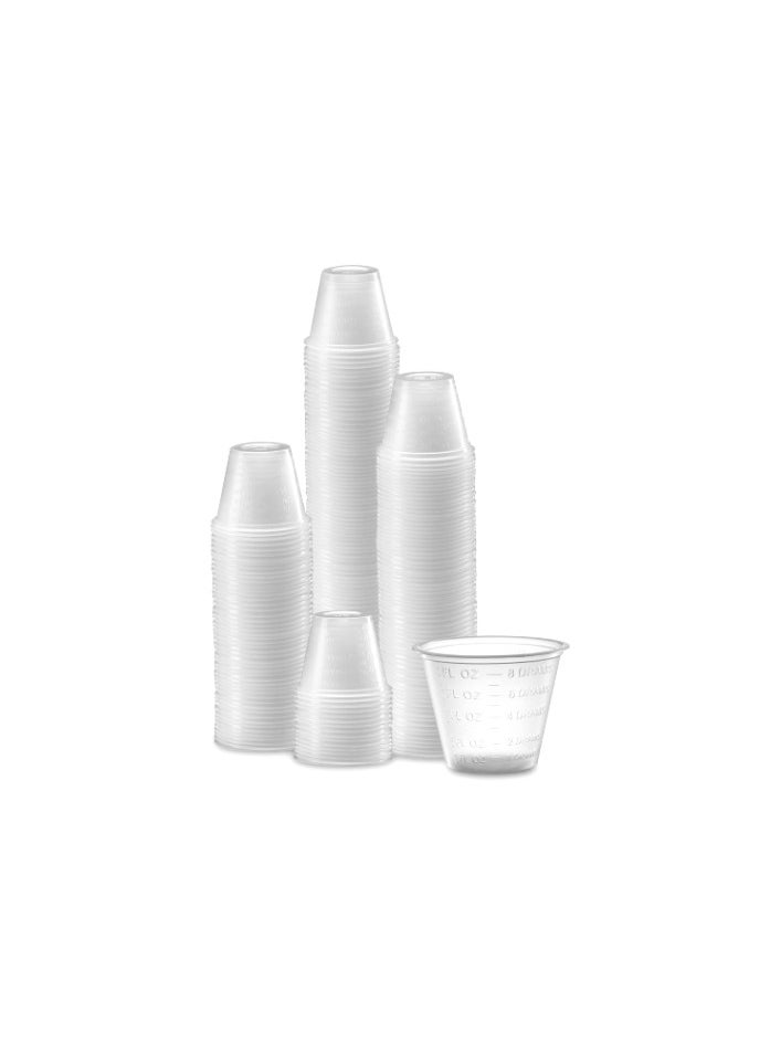 Adamsmed - Disposable Medicine Cups with Embossed Measurements Marking, for liquid and dry medication (pack of 100) - Image 1
