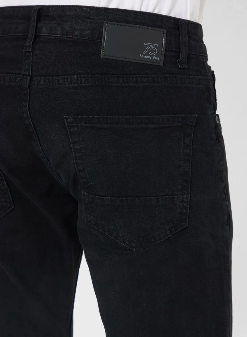 Seventy Five Mens Basic Jeans