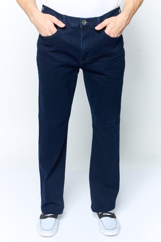 Men Classic Straight Fit Washed Stretchable Denim, Blue - pzsku/Z565474E33180D35545C4Z/45/1746230765/9ffbcfbd-5a10-4e3d-a027-02113a4d7eb3