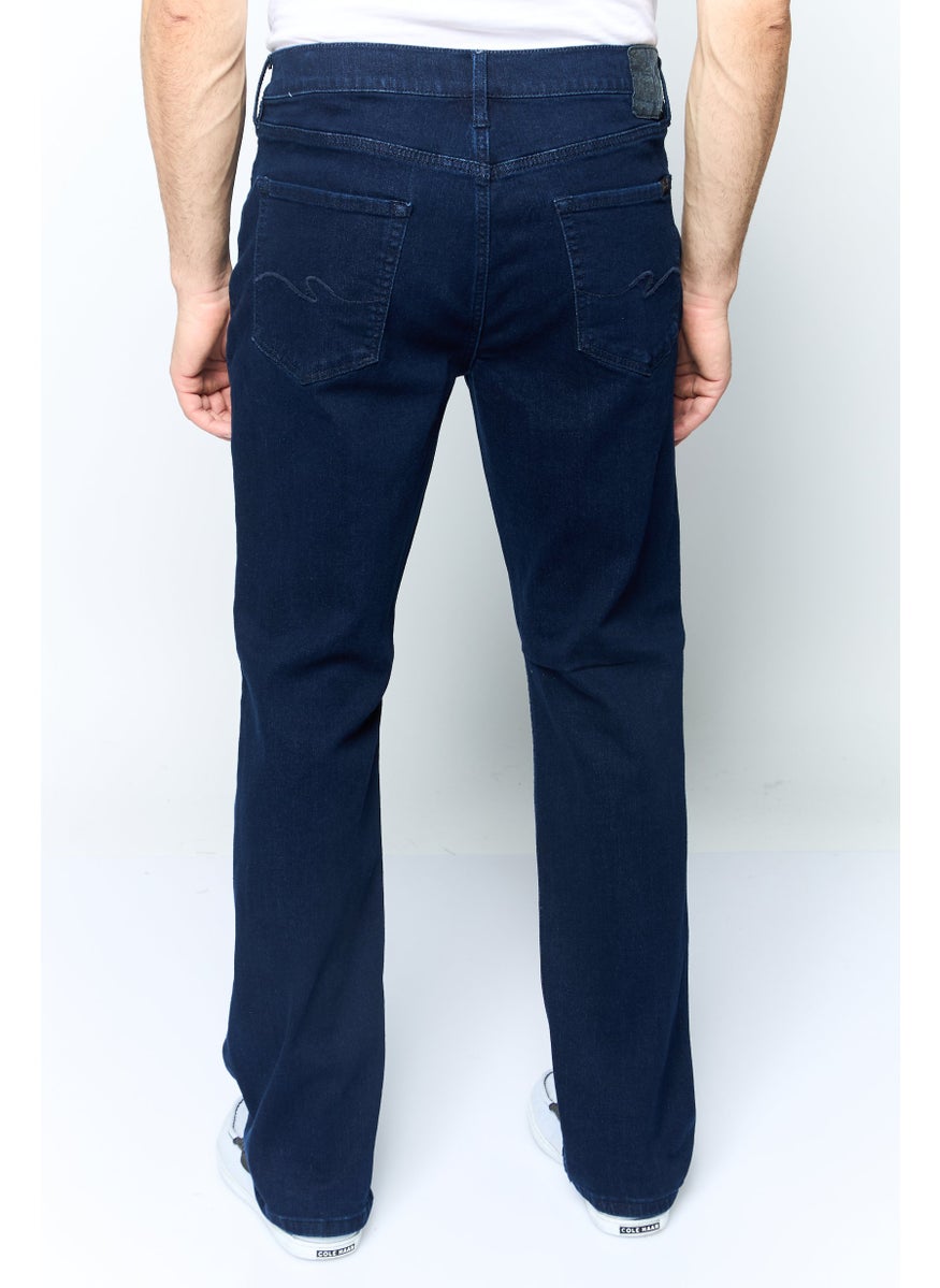 Seven 7 - Men Classic Straight Fit Washed Stretchable Denim, Blue - Image 1