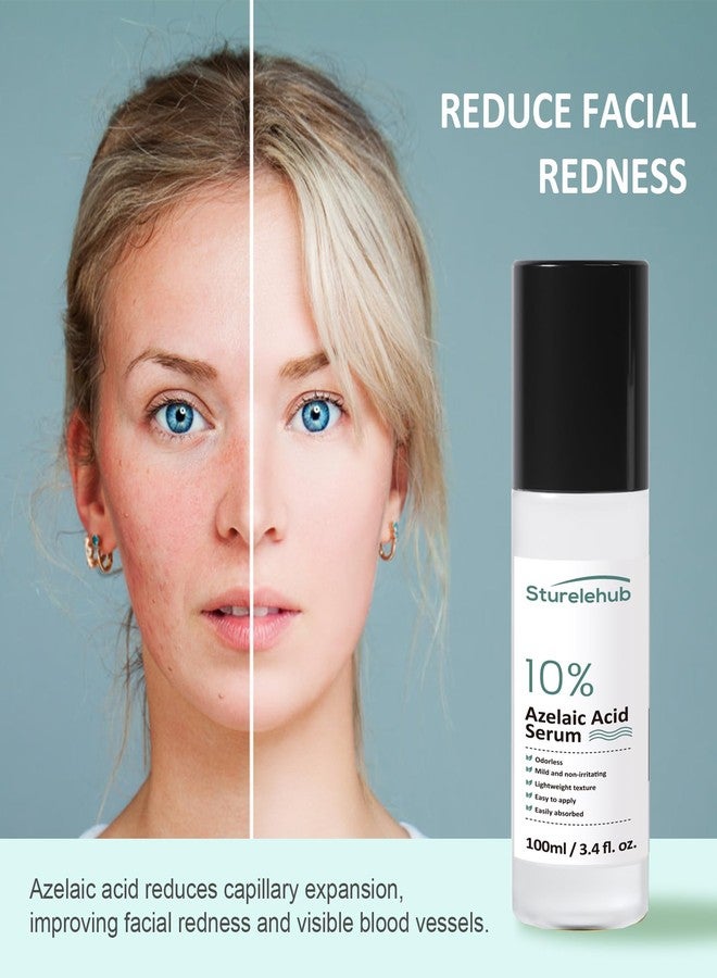 Sturelehub سيروم حمض الأزيليك 10%، 3.4 أونصة سائلة / 100 مل، سيروم حمض الأزيليك لتقليل احمرار الوجه - Image 5