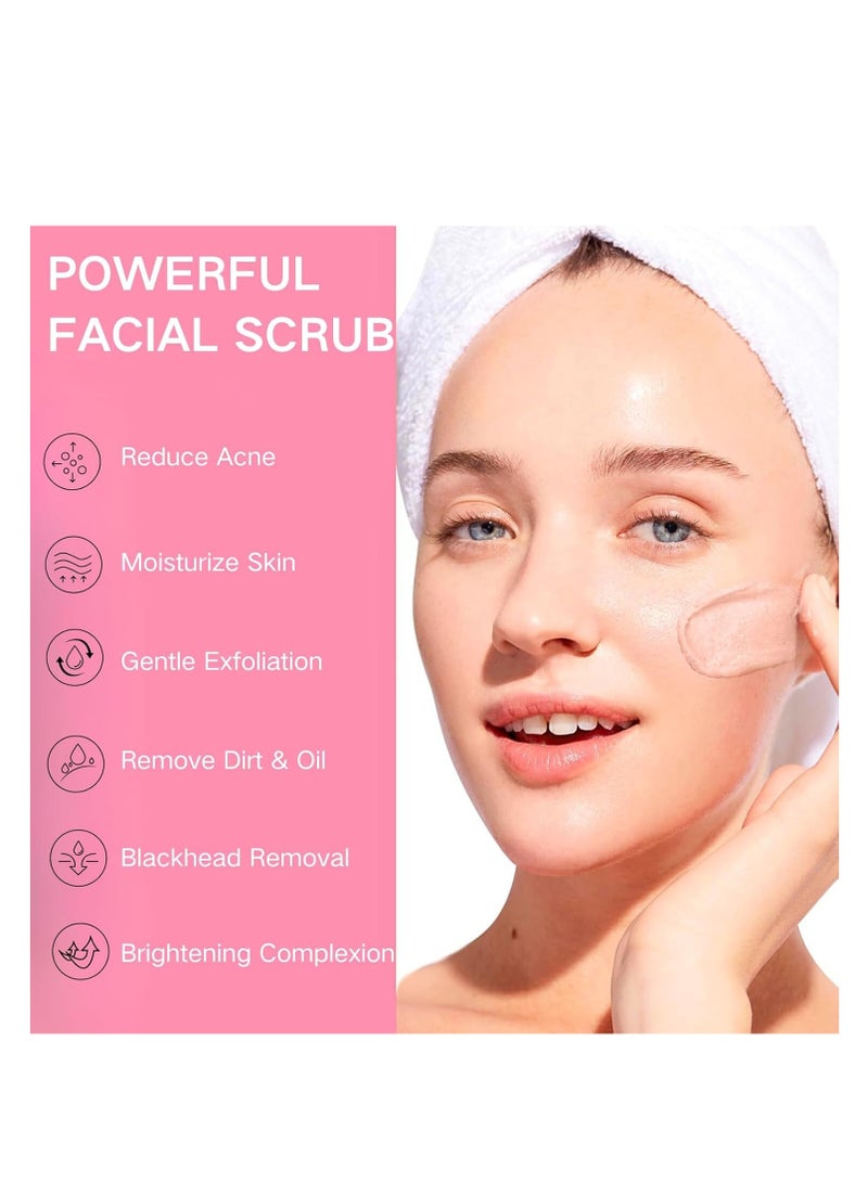 ميلاو مقشر للوجه بالريتينول وفيتامين E - مقشر غسول الوجه ، مقشر للوجه ، مقشر للوجه للنساء ، منظف مقشر لطيف للوجه لتقشير تفتيح 60 جم - Image 2