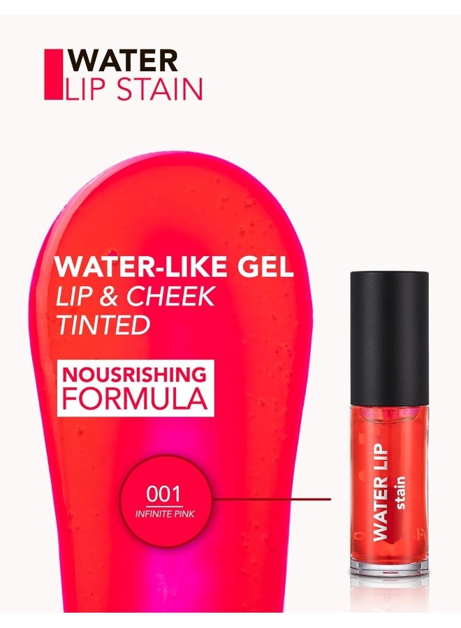 flormar Water Lip Stain – 001 Infinite Pink – Water-Based Lip Tint, Transfer-Resistant Stain Effect, Lightweight Feel, Long-Wear Color 001-INFINITE PINK - Image 3