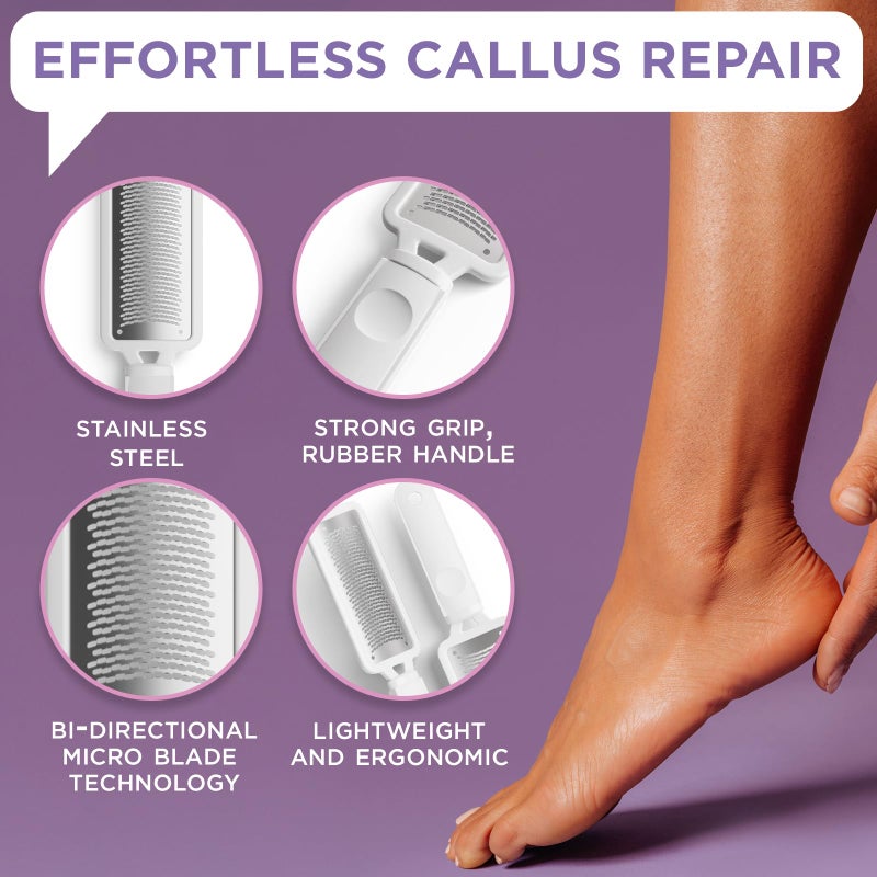 Lee Beauty Professional Lee Beauty 8oz Professional Gel Callus Remover for Feet - Original Fast-Acting Formula and Rasp Foot File Kit, Extra Strength for Cracked Heels & Dead Skin (Pack of 1) - Image 4