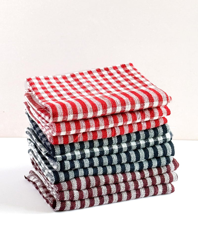 Pixel Home Decor | Economy Range | Multipurpose Cleaning Cloth, Kitchen Napkin, Table Wipe (20x20 inch) Pack of 10 Pcs - Image 1