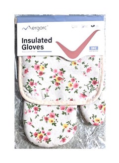 Generic 2 Pieces Linen Oven Gloves and Mask  - Image 2