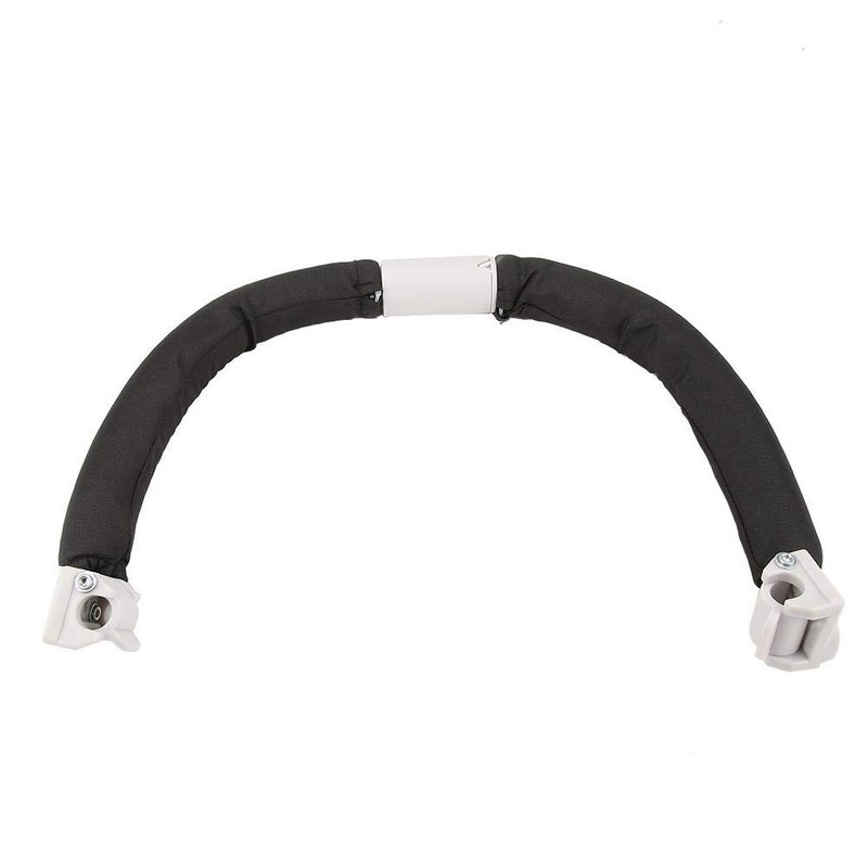 eecoo Baby Stroller Handle Adjustable Armrest Bumper Bar Universal Black Steel Frame Suitable for Most Baby Strollers - Image 3