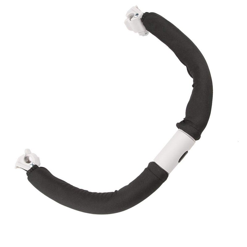 eecoo Baby Stroller Handle Adjustable Armrest Bumper Bar Universal Black Steel Frame Suitable for Most Baby Strollers - Image 4