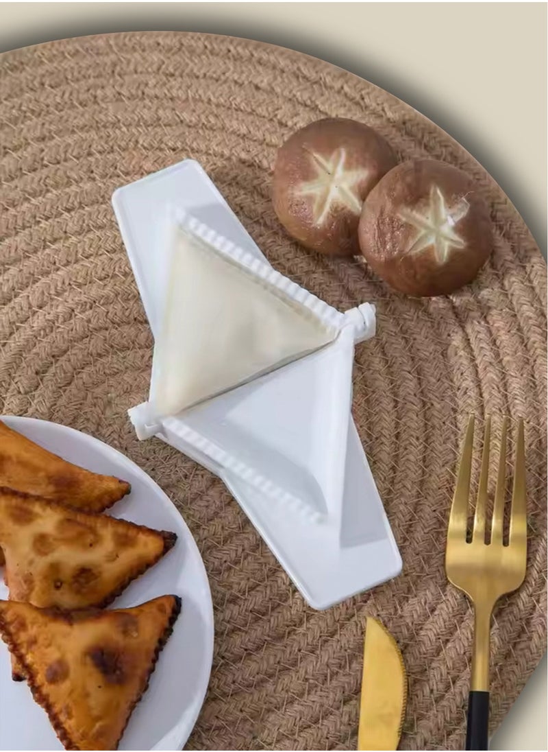 Asraar - Dumpling Maker 3 Pcs Set – Easy-to-Use Dumpling Mold for Perfect Dumplings – Made of Durable Food-Grade PP Material, Includes 3 Different Sizes for Versatile Cooking, Ideal for Dumplings, Ravioli, Empanadas and More, Portable & Easy to Clean – White - Image 1