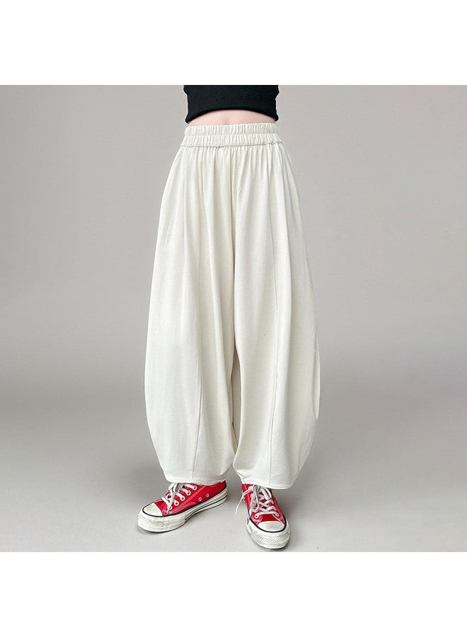Bumblebee Girls' Summer Mosquito-repellent Pants 2025 New Fashion Thin Casual Loose Boho Palazzo Pants For Big Kids - Image 4