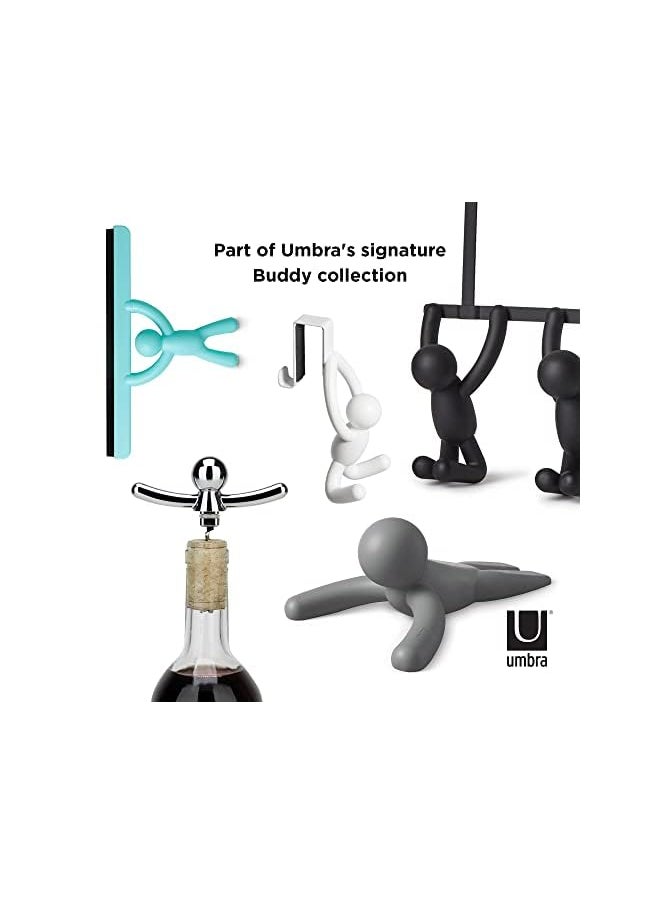 UMBRA - Buddy Door Stop, Charcoal Set Of 2 Gray 1013767-149 - Image 1