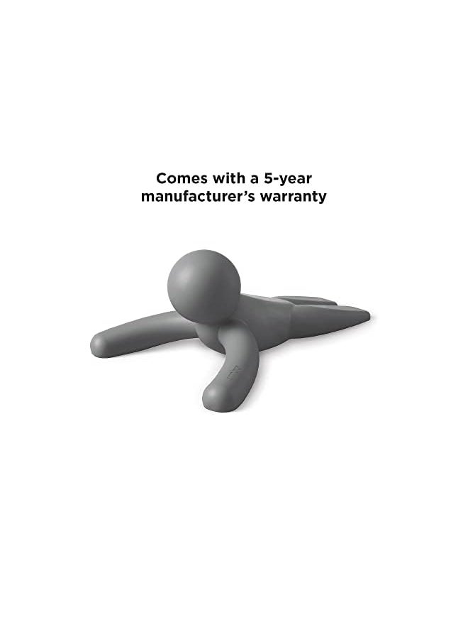 UMBRA - Buddy Door Stop, Charcoal Set Of 2 Gray 1013767-149 - Image 1