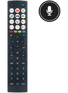 erorex Erf2A60 Voice Replaced Remote Control Fit For Hisense Smart Tv 2022 2023 55E77Kqtuk 70A6Ktuk 43E6Ktuk 65E7Kqtuk Pro 65E6Ktuk 43A6Ktuk 50A6Ktuk 55A6Ktuk 58A6Ktuk Erf2K36 0011 Remote Control  - Image 2