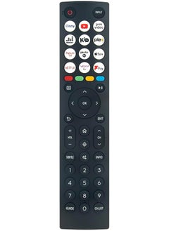 erorex Erf2A60 Voice Replaced Remote Control Fit For Hisense Smart Tv 2022 2023 55E77Kqtuk 70A6Ktuk 43E6Ktuk 65E7Kqtuk Pro 65E6Ktuk 43A6Ktuk 50A6Ktuk 55A6Ktuk 58A6Ktuk Erf2K36 0011 Remote Control  - Image 1