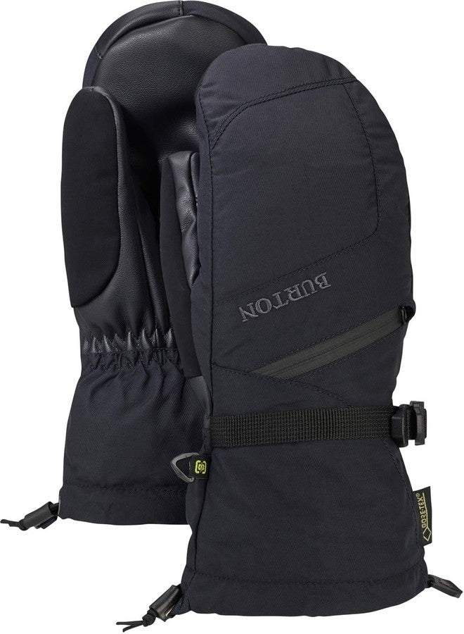 Burton Women’s Gore-TEX Insulated Mittens - Waterproof Winter Snowboard Mittens - True Black, Medium