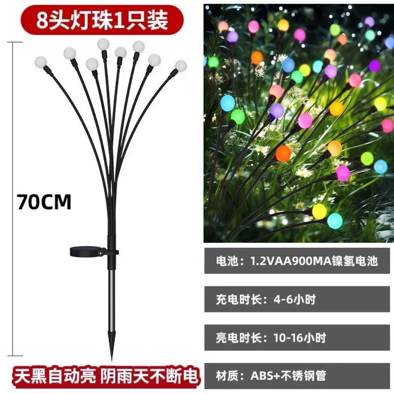 Solar-Powered Garden Lights - Waterproof Outdoor Decorative Lamp for Lawn, Patio, and Yard