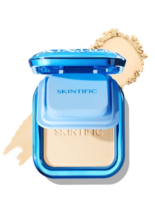 سكينتفيك بودرة أساس سكينتيفيك ألترا كوفر، تغطية كاملة بلمسة نهائية مطفية، بودرة مضغوطة خالية من العيوب بمسحة واحدة مع التحكم في الزيوت، خفيفة الوزن وتدوم طويلاً، تعمل على إخفاء المسام للبشرة الدهنية (01 فانيليا) - Image 1