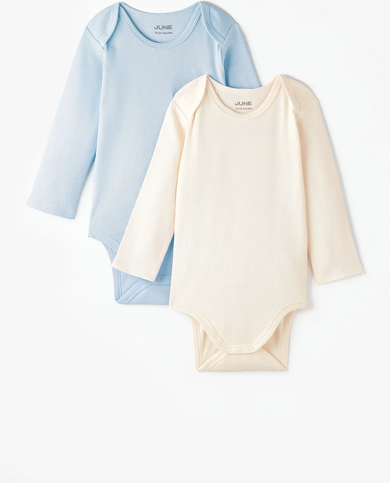 JUNE Baby Camouflage 2-Piece Long Sleeve Body