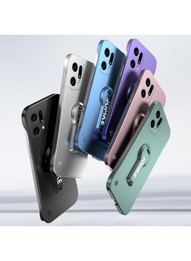 S-TOP Case For OPPO Find X5 Pro Baking Varnish 360 Rotate Holder No Frame PC Phone Case - Image 2