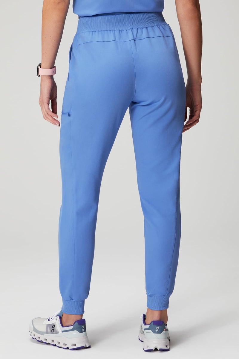 Fabletics Women's Active Scrub Jogger - MotionTech, 4-Way Stretch, Pocket-Packed, Lightweight, Semi-Slim Fit, M/Regular 28 in | 28, Ceil Blue - Image 4